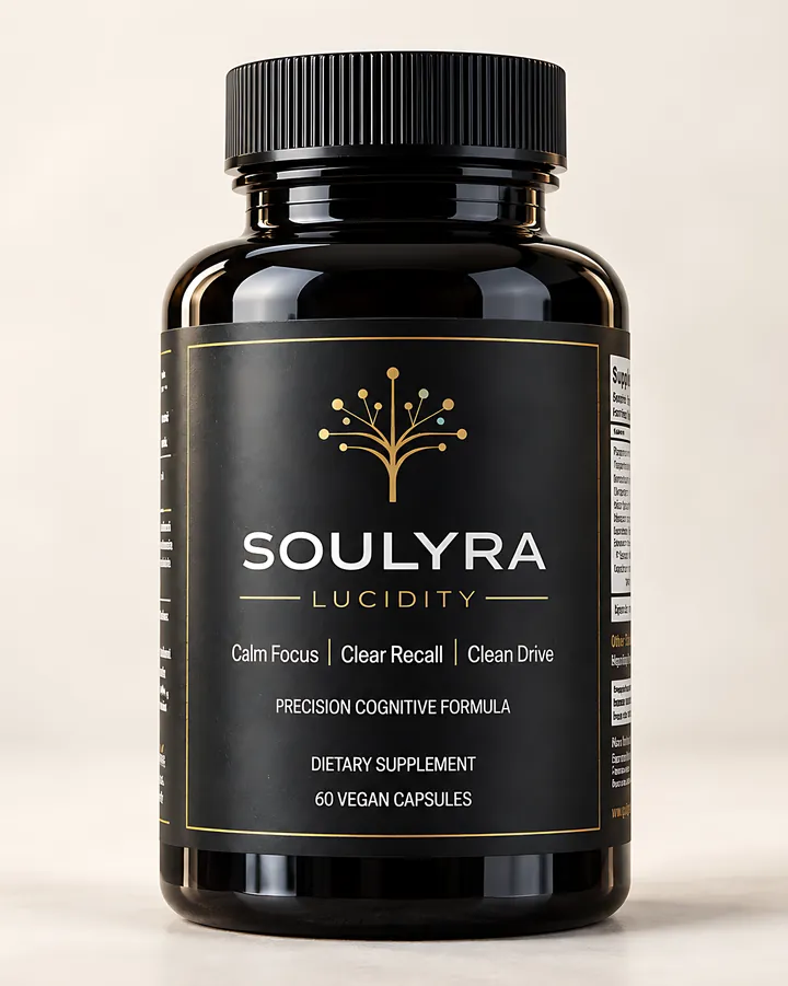 Soulyra Lucidity, front view on a pale cream background.